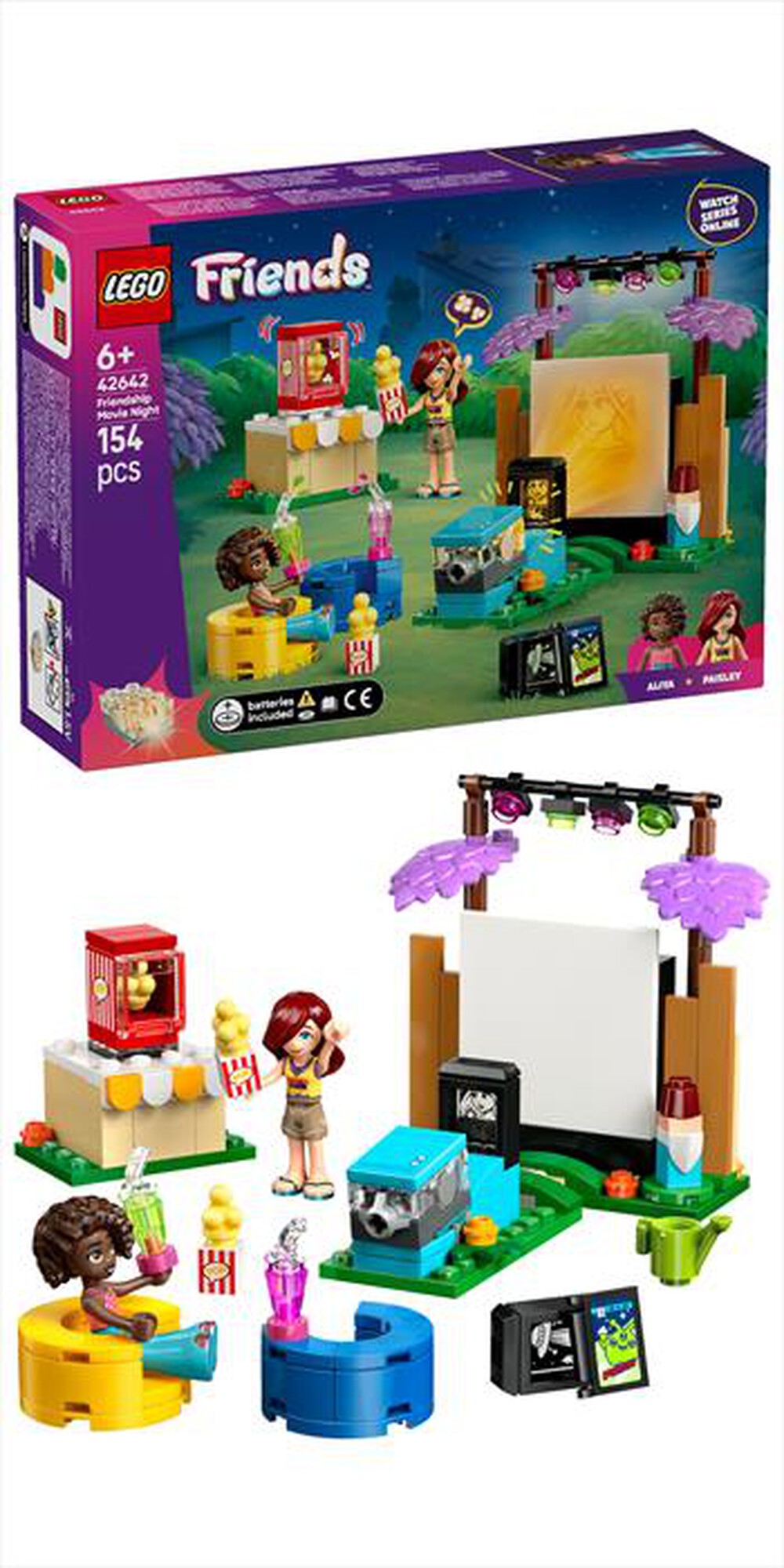 Immagine del prodotto LEGO - FRIENDS Movie Night dell&rsquo;amicizia 42642