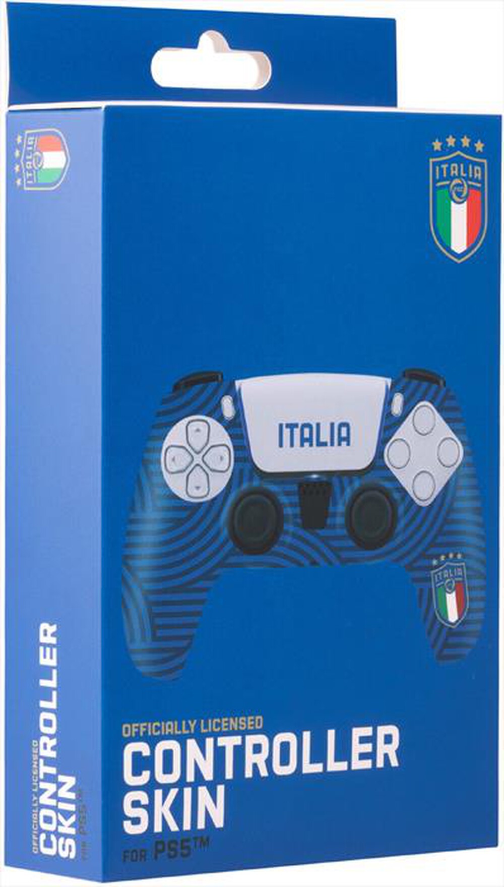 "QUBICK - CONTROLLER SKIN FIGC-NAZIONALE ITALIANA DI CALCIO-AZZURRO BIANCO"