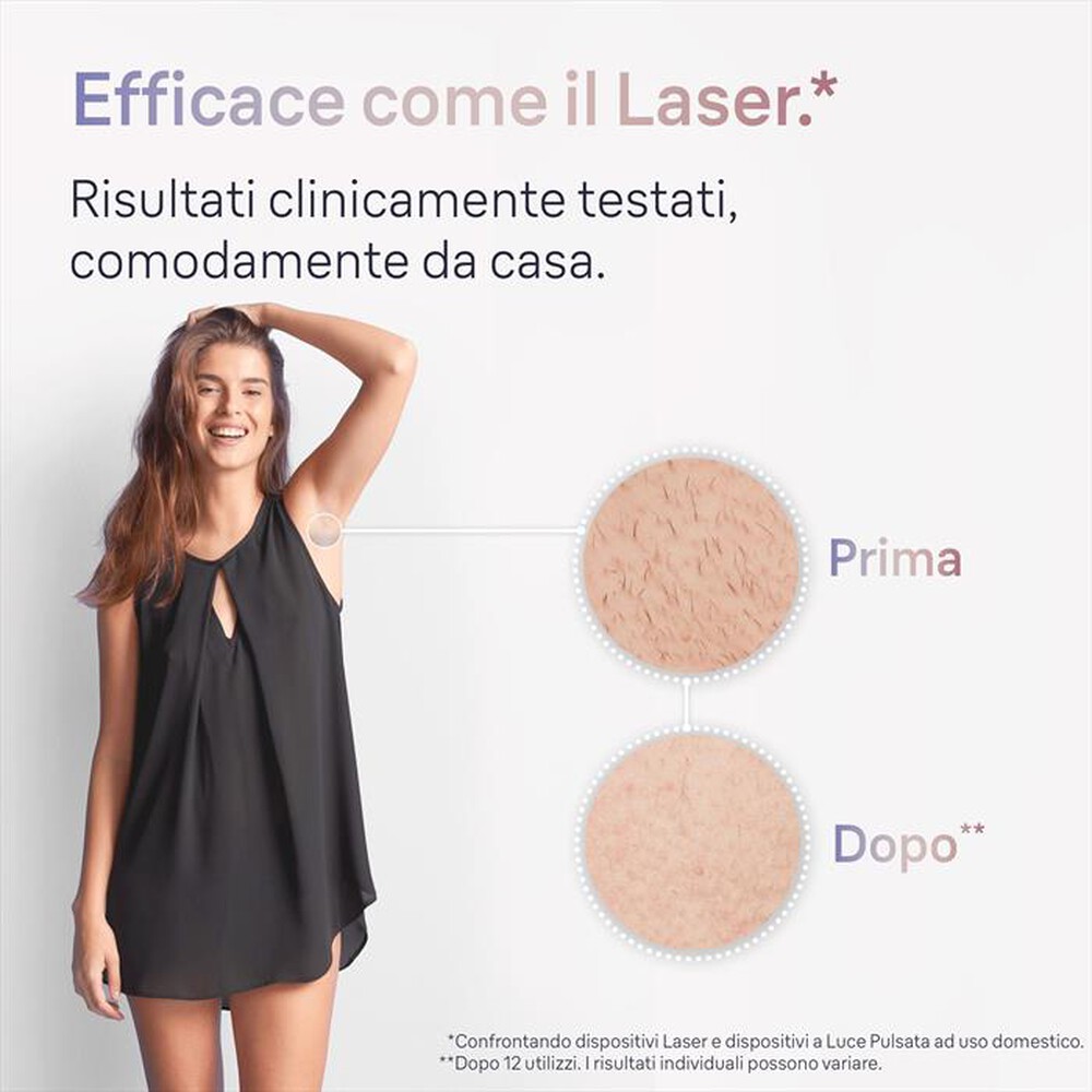 "BRAUN - LUCE PULSATA PL7147-BIANCO/BRONZO"
