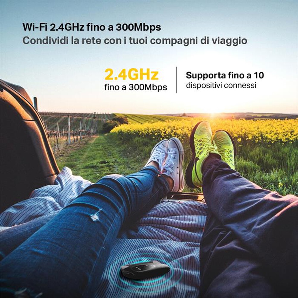"TP-LINK - M7010 HOTSPOT 4G FINO A 150MBPS - WI-FI N300"
