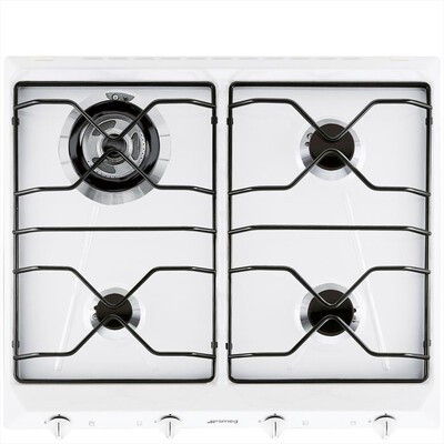 SMEG - Piano cottura a gas SRV564EB7 4 fuochi 59,5cm-Bianco