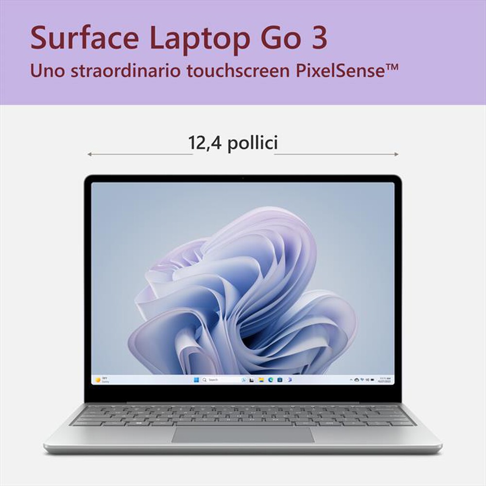 "MICROSOFT - Notebook SURFACE LAPTOP GO 3-Platinum"