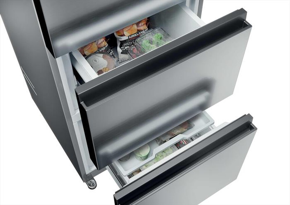 Immagine del prodotto HAIER - Frigorifero combinato HTR3518ENMX Classe E 303 lt-Acciaio inox
