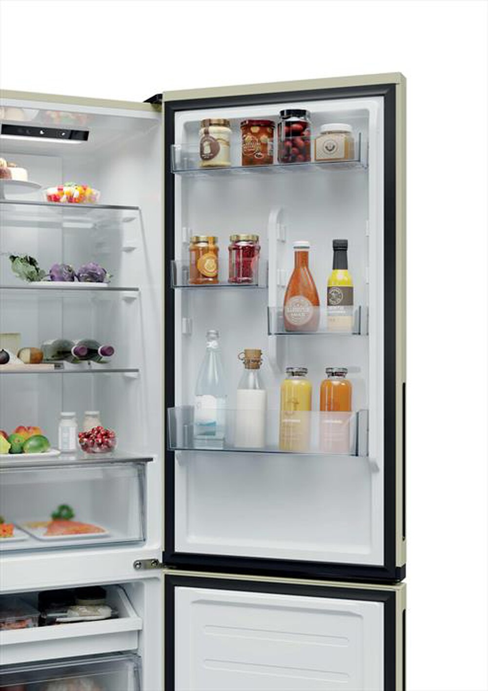 Immagine del prodotto CANDY - Frigorifero combinato CNCQ2T518EC Classe E 279 lt-Crema