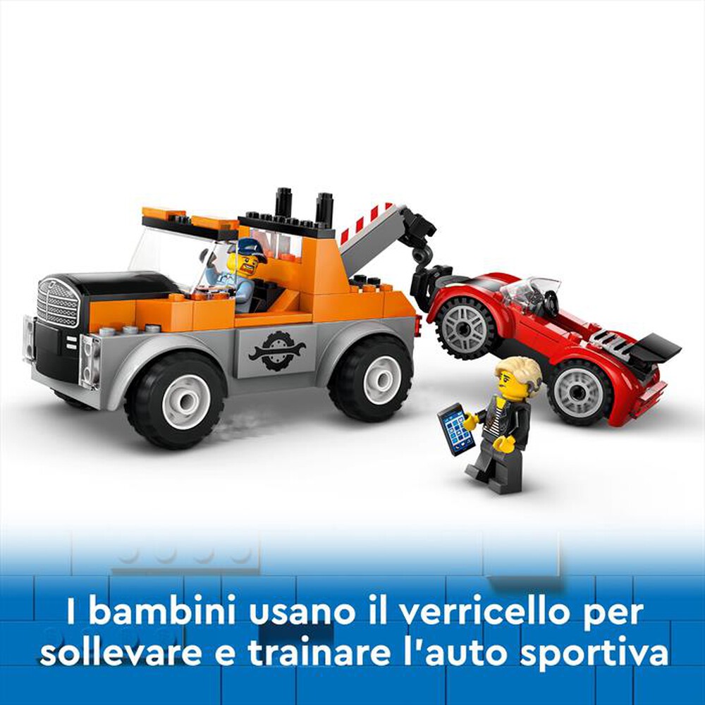 Immagine del prodotto LEGO - CITY Autogrù e officina auto sportive 60435