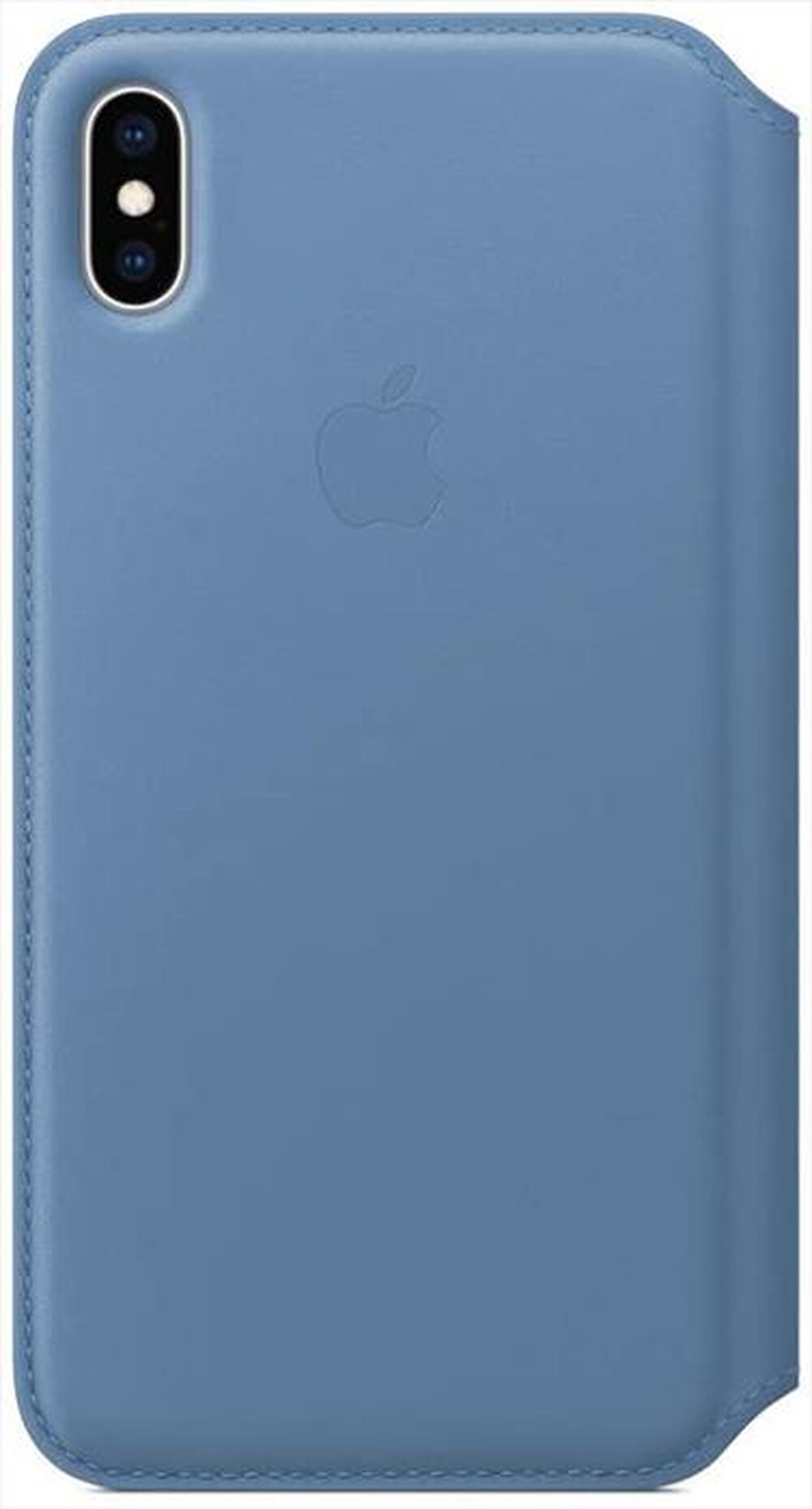 "APPLE - Custodia folio in pelle iPhone XS Max-Fiordaliso"