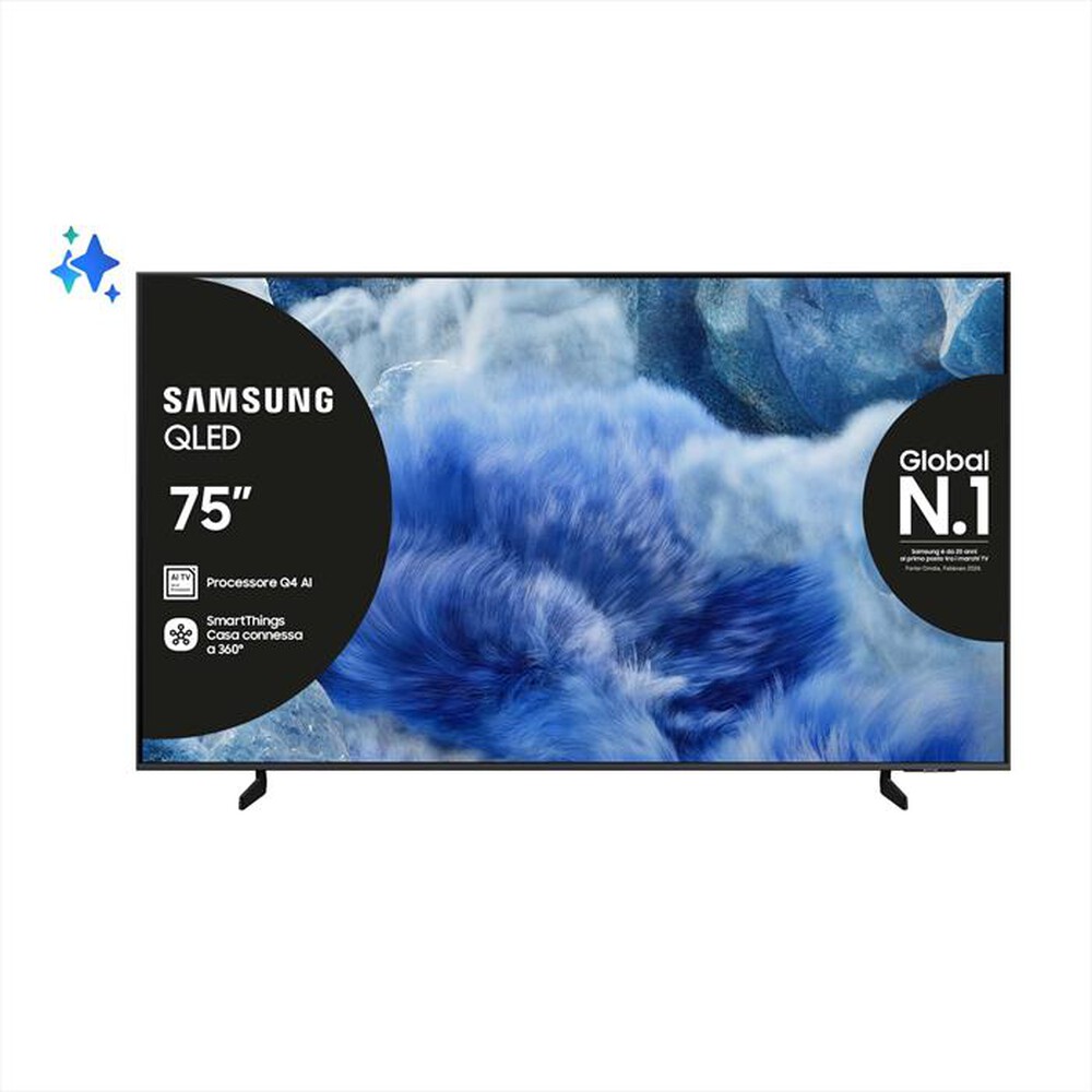 SAMSUNG - Smart TV Q-LED UHD 4K 75" QE75Q8FAAUXZT-Titan Gray