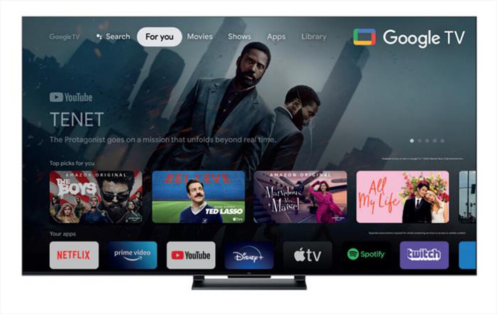 "TCL - Smart TV Q-LED UHD 4K 65\" 65C749-Nero"