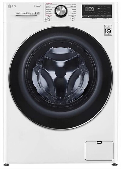 LG - Lavatrice F2WV9S8P2E 8,5 Kg Classe A-Bianco