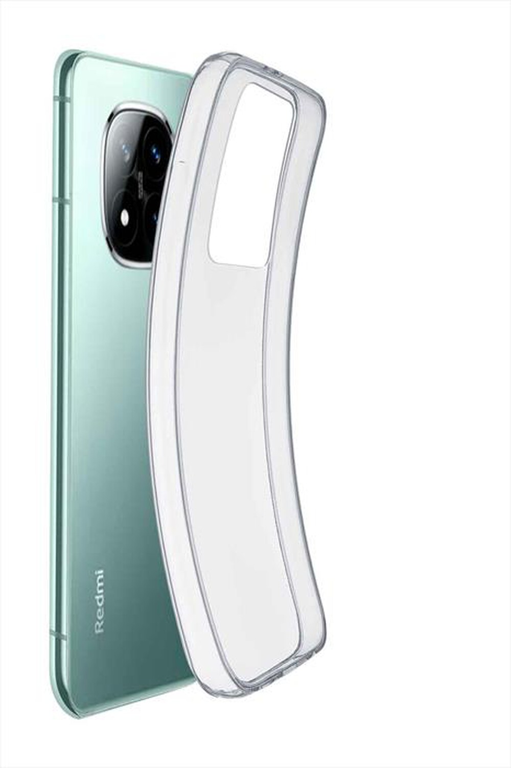 "CELLULARLINE - Cover FINE per Redmi Note 14 Pro+ 5G-Trasparente"