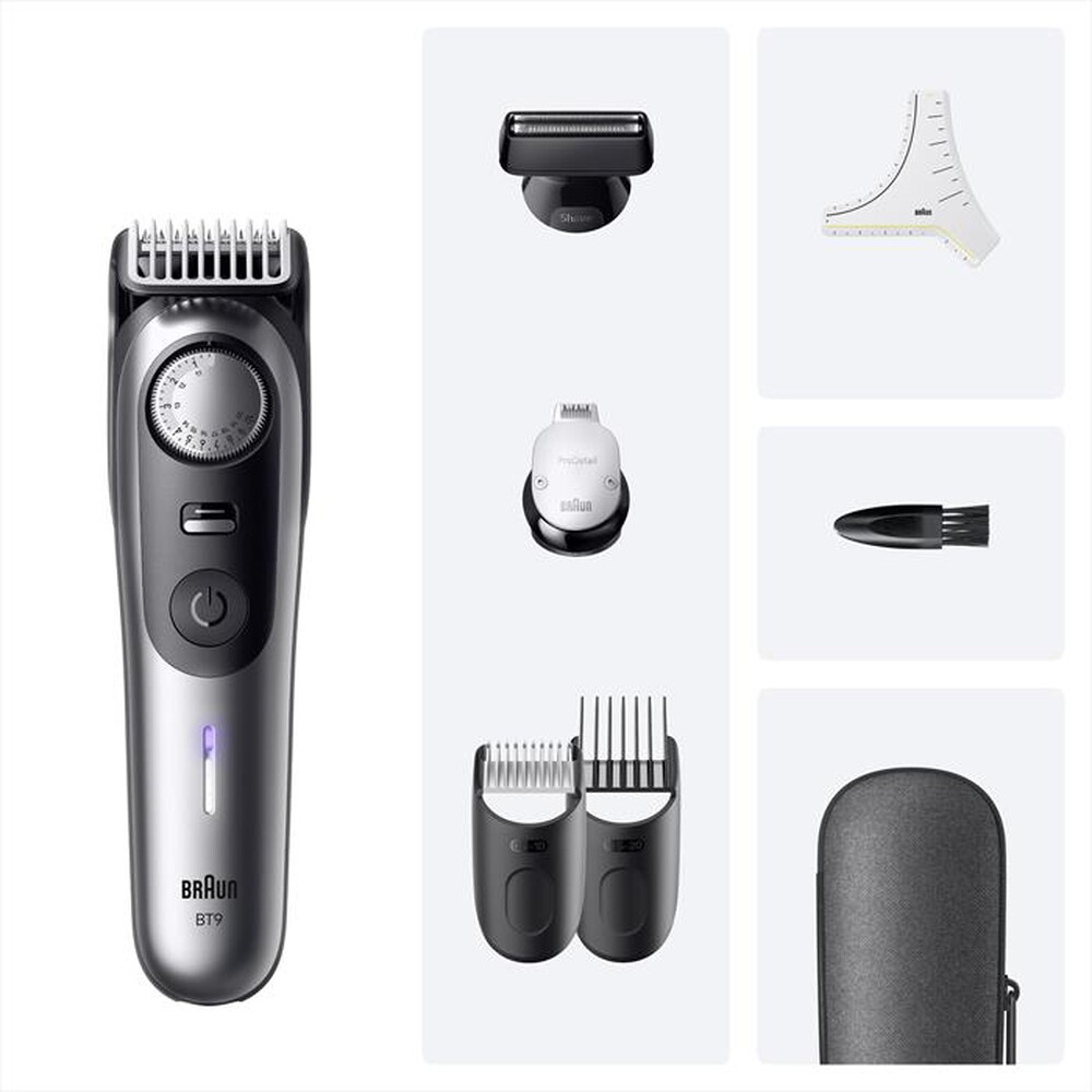 "BRAUN - Regolabarba BT 9520-CROMO"