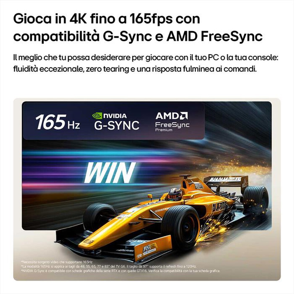 Immagine del prodotto LG - Smart TV OLED 4K 65" EVO AI G6 OLED65G64-Dark Satin Silver