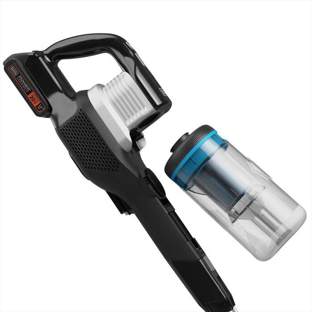"BLACK & DECKER - Scopa elettrica BHFEB520D1-TITANIUM/BLU"