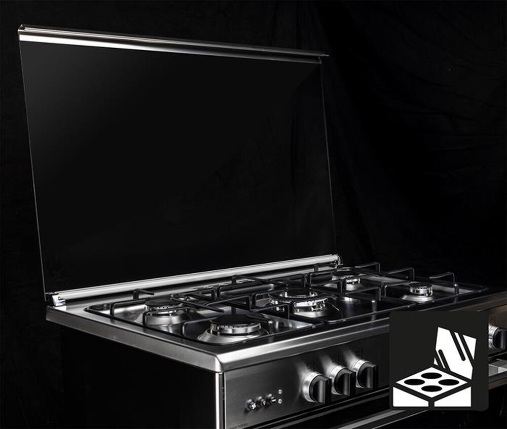 "GLEM GAS - Cucina SA965VI Classe A-Inox"