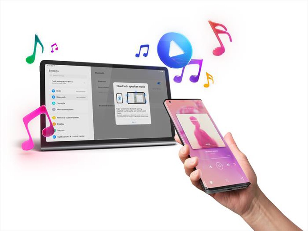 Immagine del prodotto LENOVO - Tablet TAB PLUS ZADX0177SE 8GB 128GB WIFI-Luna Grey