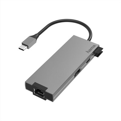 HAMA - HUB USB TYPE C 3.1-SILVER