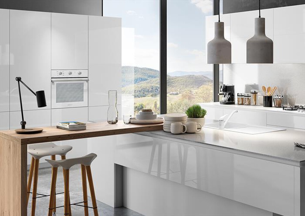 "GLEM GAS - Forno elettrico GFX62WH-S3-Bianco latte"