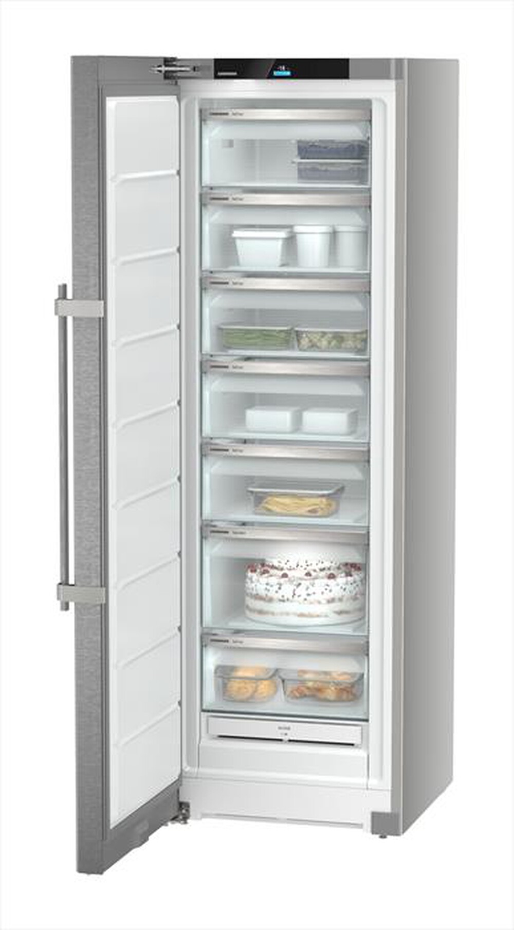 Immagine del prodotto LIEBHERR - Congelatore verticale SFNSDD 5257-20 Classe D 277-Acciaio SmartSteel / Silver