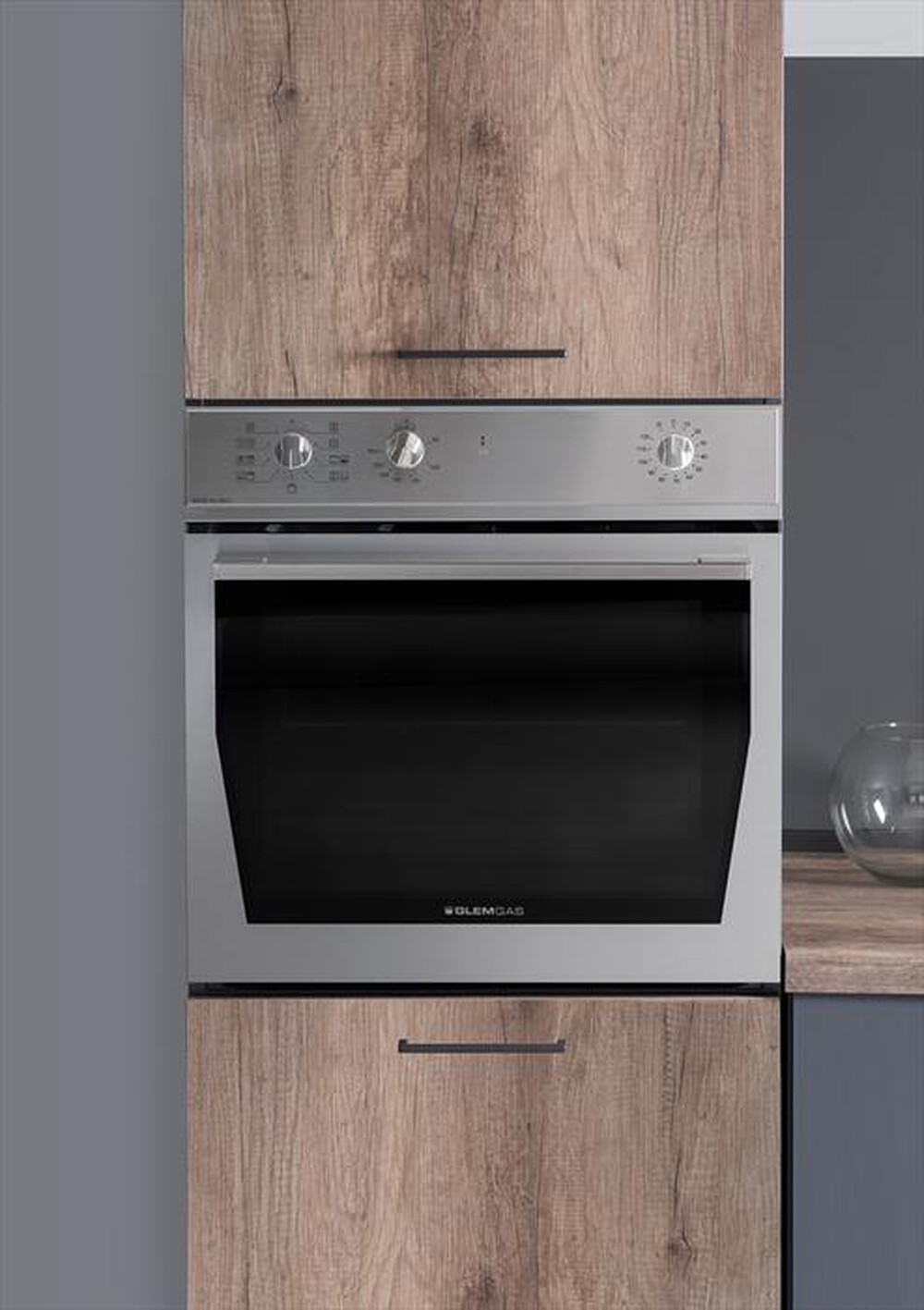 "GLEM GAS - Forno elettrico GFD92IX-S6-Acciaio Satinato"
