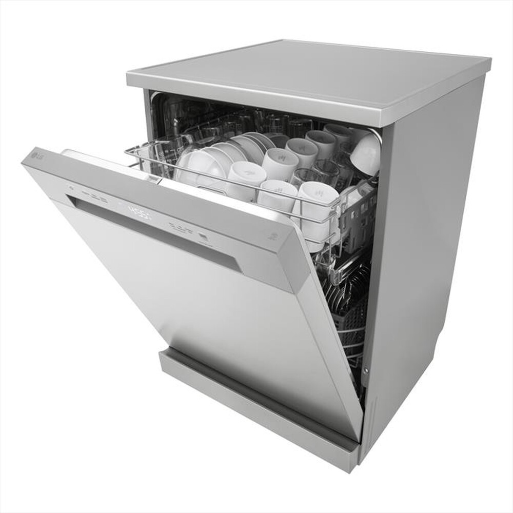 "LG - Lavastoviglie QUADWASH DF141FV Classe D 14 coperti-Prime Silver"