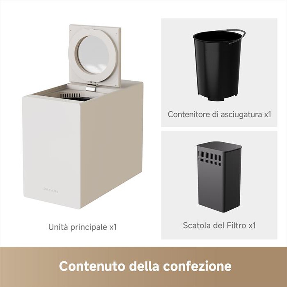 Immagine del prodotto DREAME - Compostiera elettrica tritarifiuti SF-25VIM-Crema
