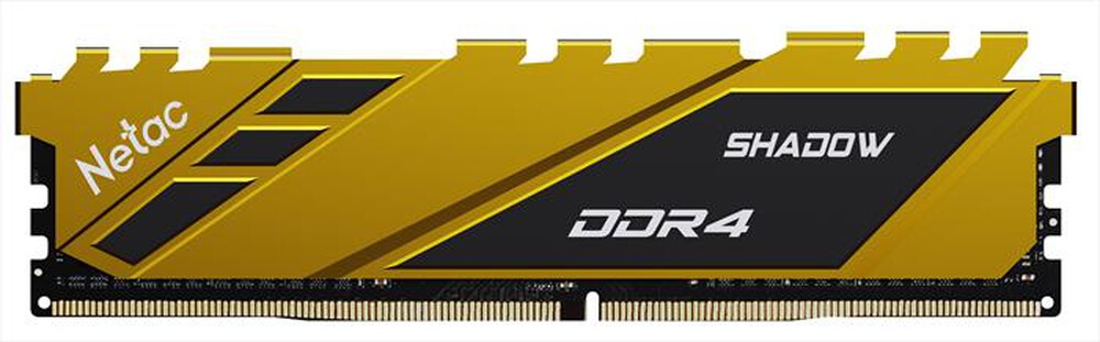 "NETAC - SHADOW DDR4-3600 8G C18 U-DIMM 288-PIN-GIALLO"