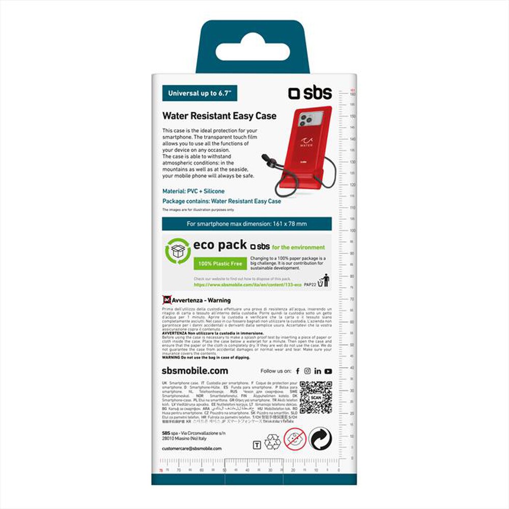 "SBS - TEWATEREASY55R-ROSSO"