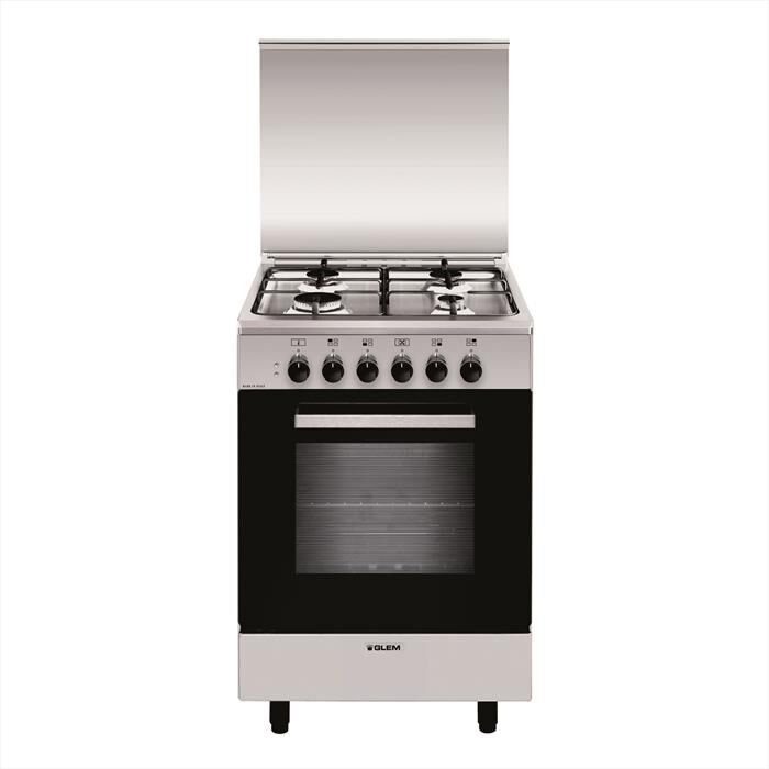 GLEM GAS - Cucina a gas A554MI6 Classe A-INOX | Euronics