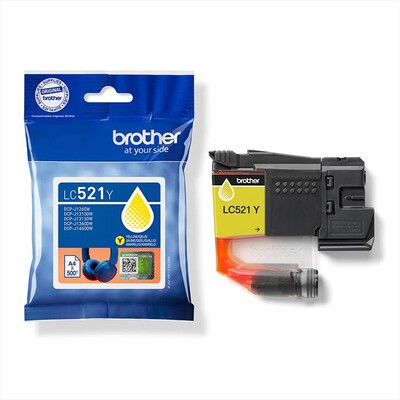 BROTHER - Cartuccia d'inchiostro LC521Y-Giallo