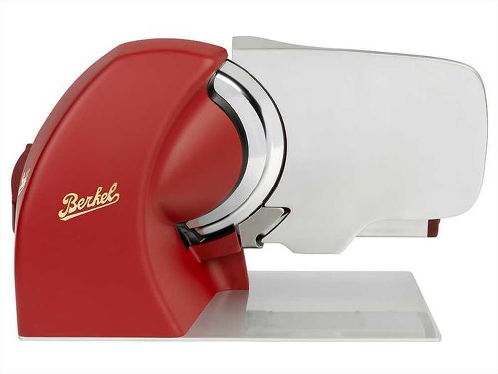 "BERKEL - Home Line Plus - Affettatrice con lama 250 mm-Rosso opaco"