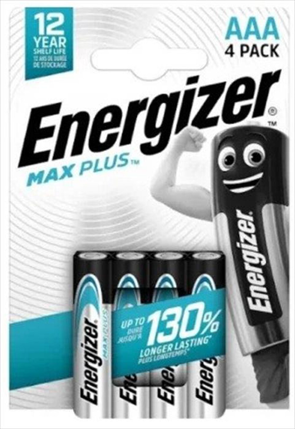 Immagine del prodotto ENERGIZER - Batterie MAX PLUS ALK AAA CHP4