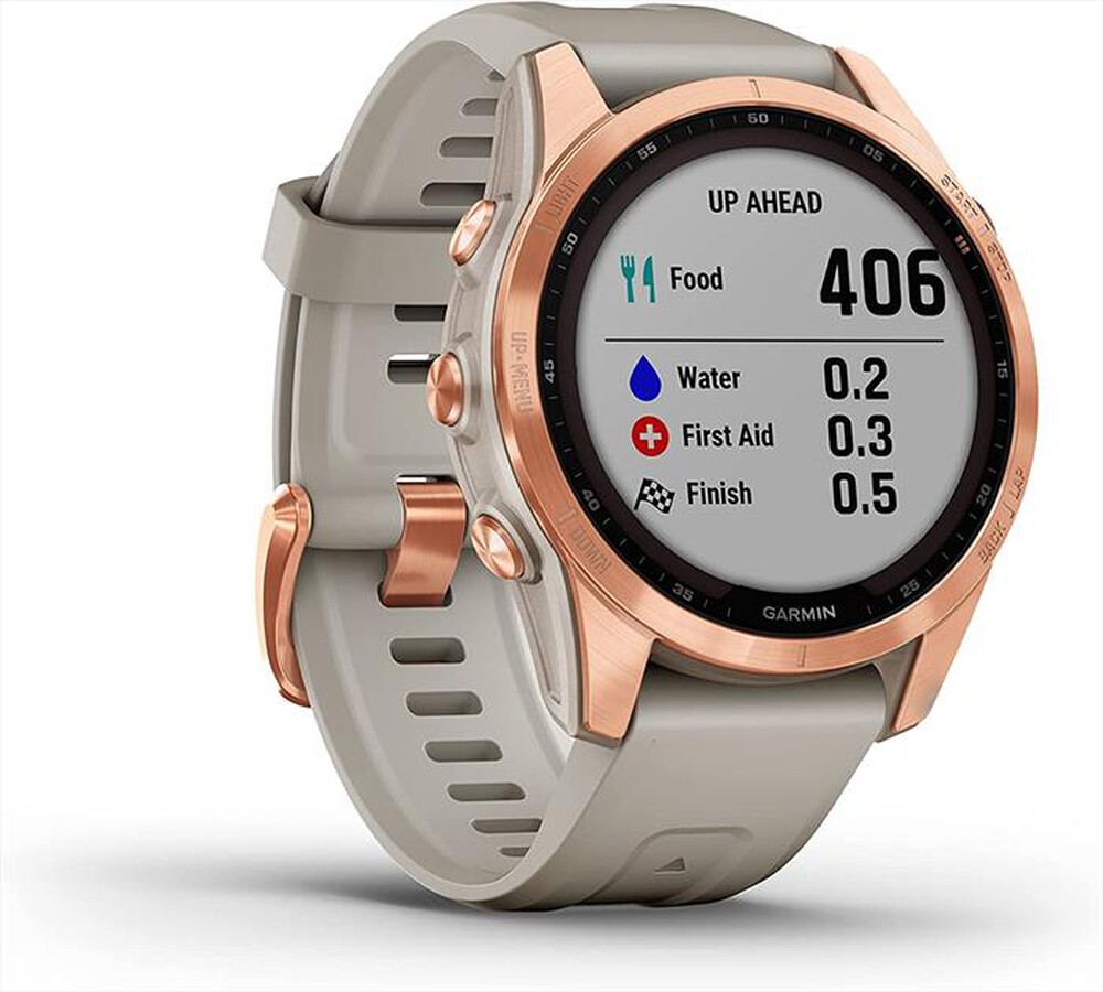 Immagine del prodotto GARMIN - Smart Watch Fenix 7S – Solar Edition-Rose Gold/Light Sand