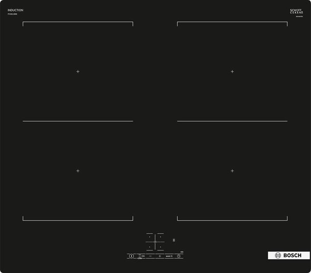 Immagine del prodotto BOSCH - Piano cottura induzione PVQ611BB6E 59,2 cm-Nero