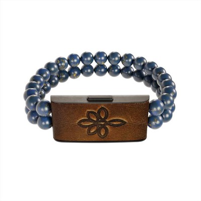 MYLUMI - Bracciale smart SHAMBALLA PLUS Lapislazzuli Grande-Lapislazzuli Grande