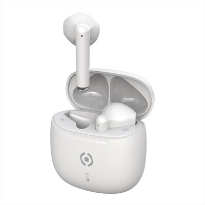 CELLY - BUZ2WH - AURICOLARE TRUE WIRELESS A GOCCIA-Bianco