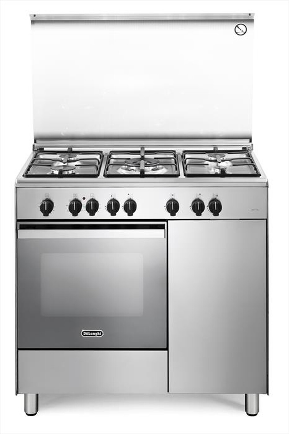 "DE LONGHI - Cucina a gas DEMX 96 B5 ED Classe A-Inox"