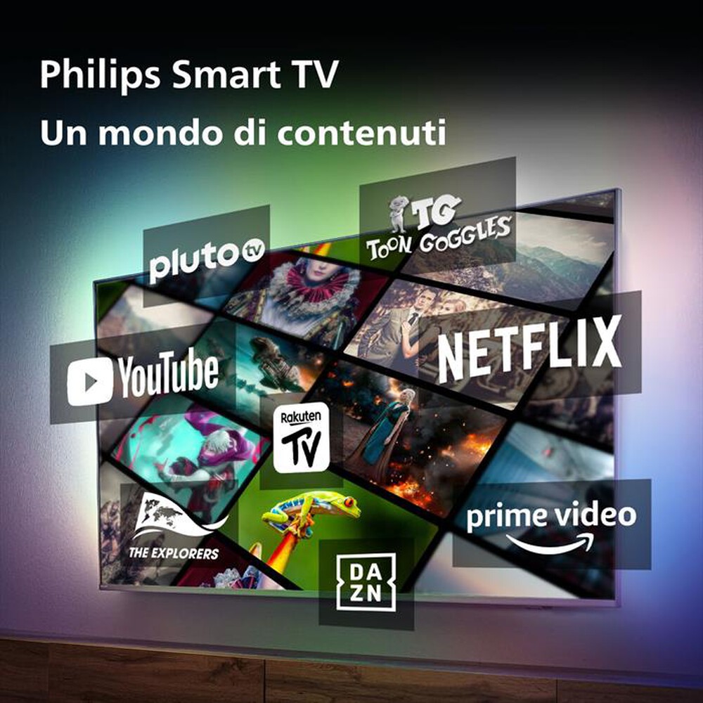 "PHILIPS - Ambilight Smart TV LED UHD 4K 43\" 43PUS8118/12-Antracite"