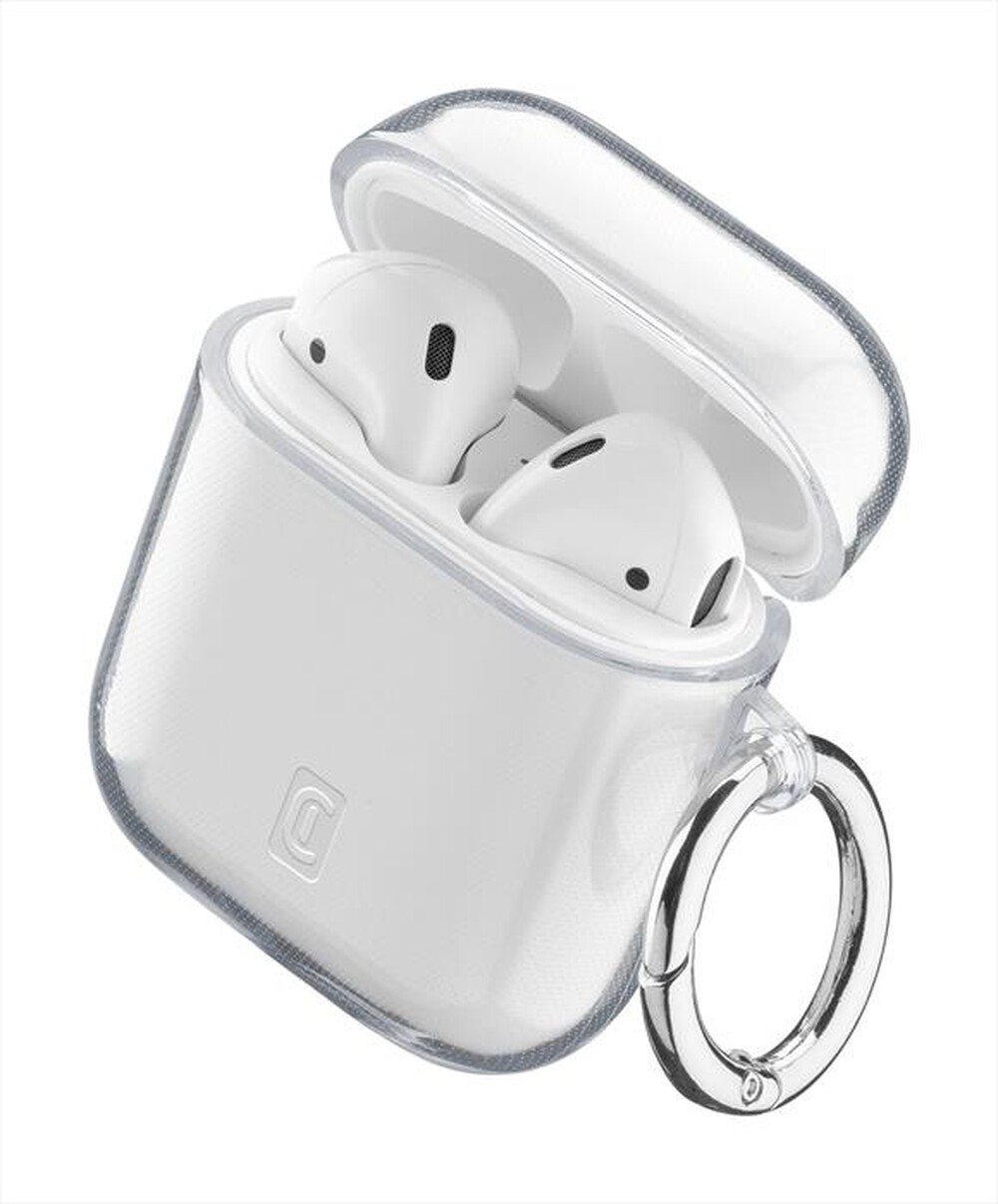"CELLULARLINE - CLEARAIRPODST Custodia Sleeve-Trasparente"