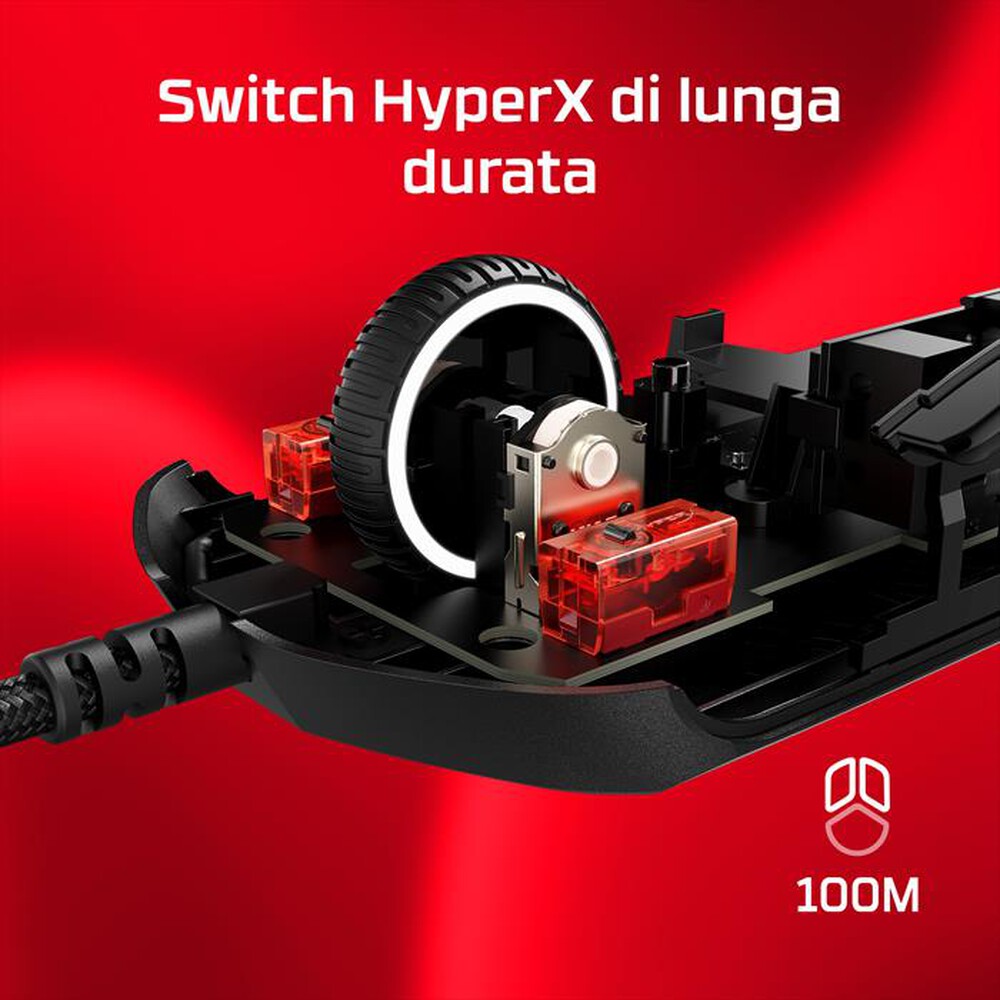 "HYPERX - Mouse PULSEFIRE HASTE 2 WIRED-Nero"