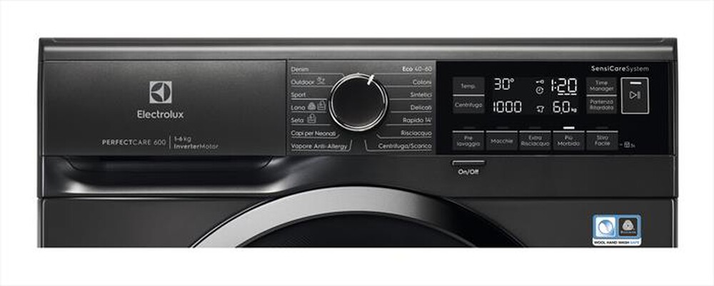 "ELECTROLUX - Lavatrice EW6SBLACK 6 Kg Classe C-Dark Silver"