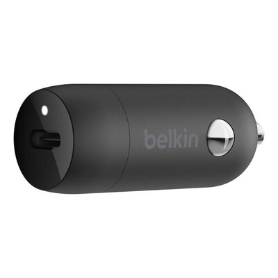 BELKIN - CARICABATTERIE DA AUTO 30W CON PORTA USB PPS-nero