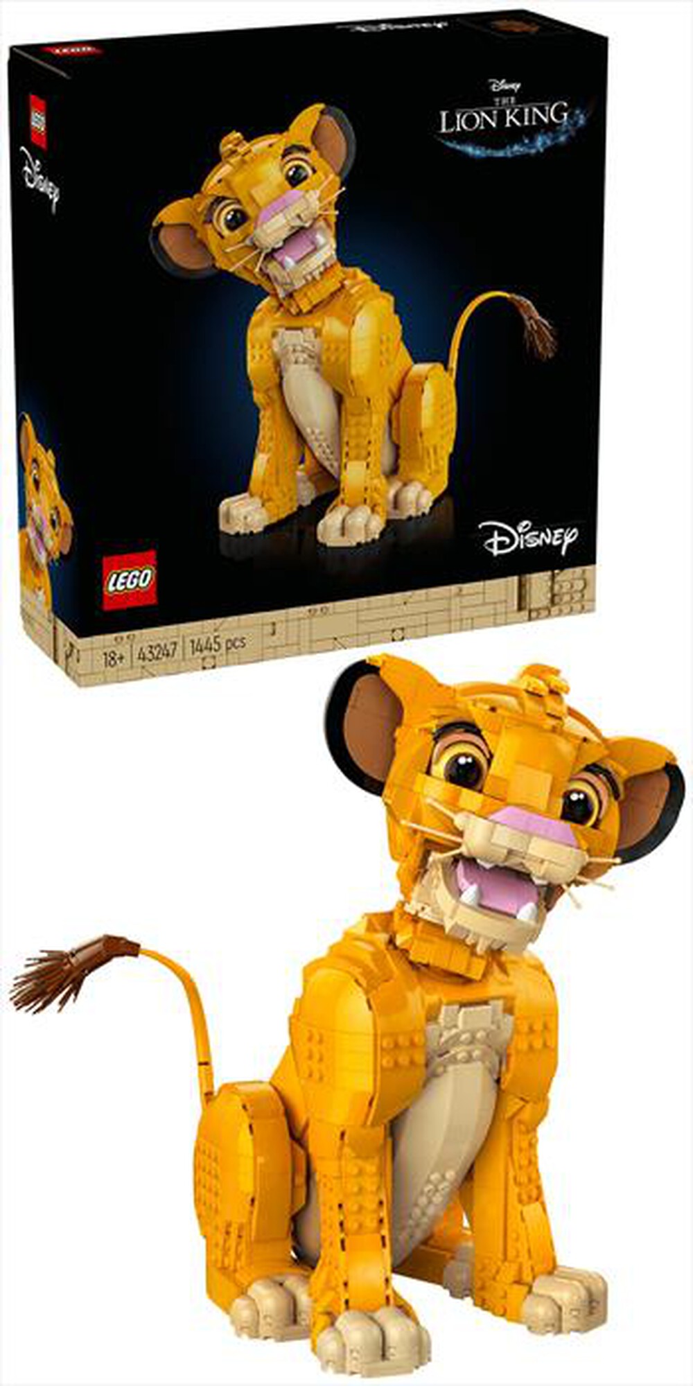 Immagine del prodotto LEGO - DISNEY CLASSIC Giovane Simba, Re Leone 43247