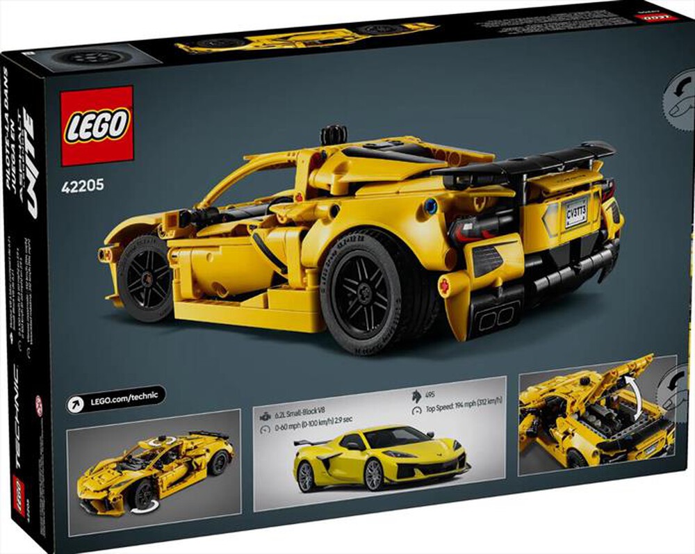 "LEGO - TECHNIC Chevrolet Corvette Stingray - 42205-Multicolore"