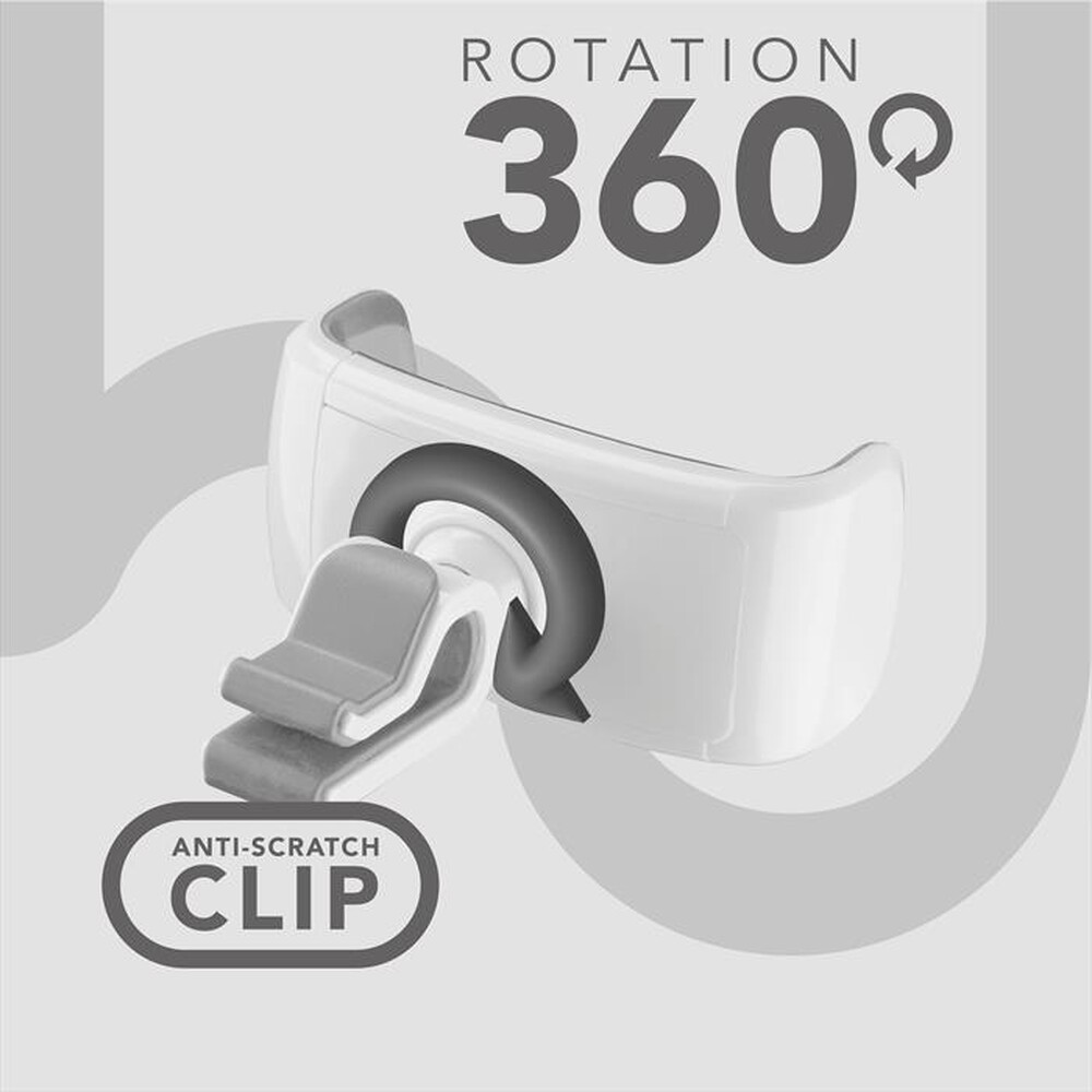 Immagine del prodotto CELLULARLINE - HANDYSMARTW Supporto auto Universale-Bianco