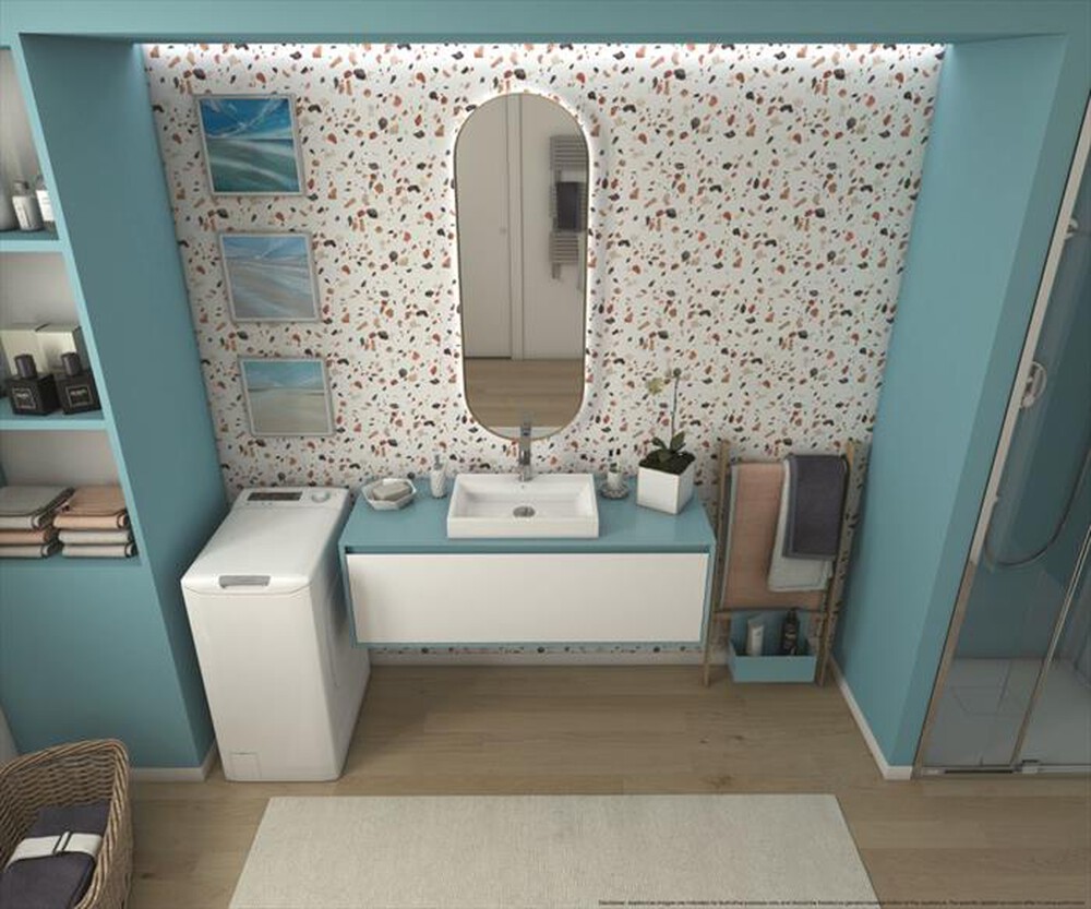 "CANDY - Lavatrice CSTG 47TMV5/1-117 Kg Classe A-Bianco"