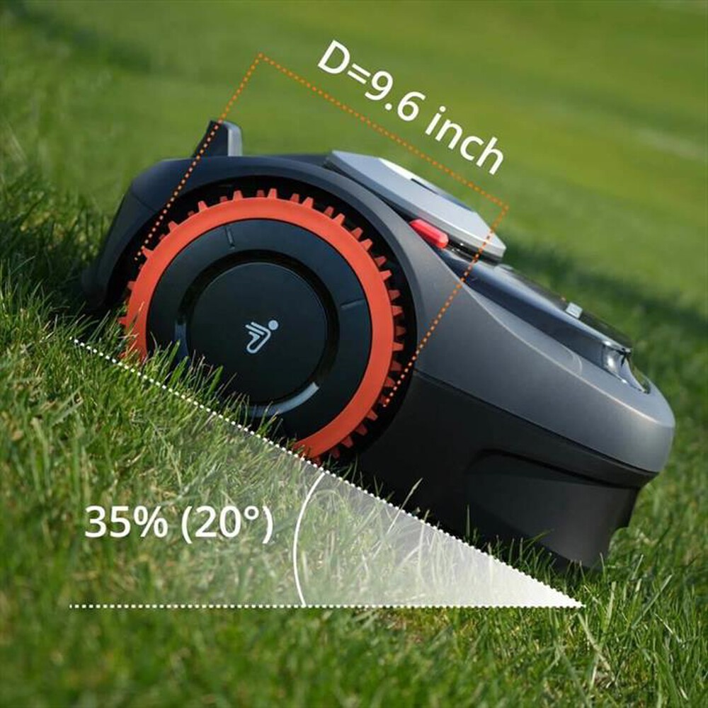 Immagine del prodotto NAVIMOW by SEGWAY - RUOTE OFF-ROAD-Nero/Arancione