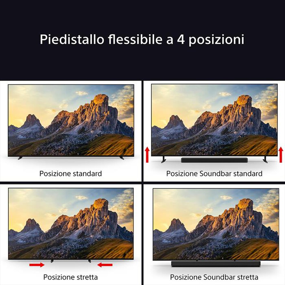 "SONY - Smart TV MINI LED UHD 4K 75\" K75XR70PAEP-Nero"