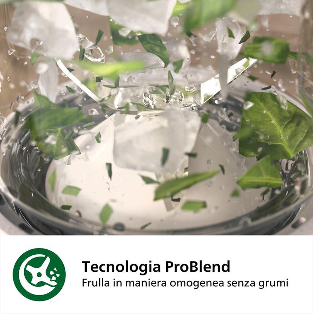 "PHILIPS - Frullatore ECO CONSCIOUS EDIT.SERIE 5000 HR2500/00-Crema"
