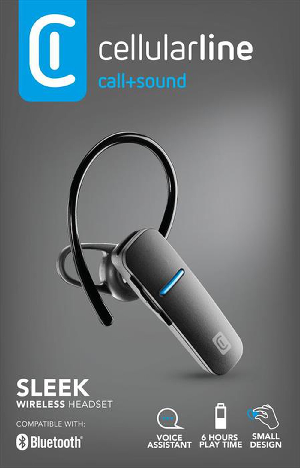 Immagine del prodotto CELLULARLINE - Auricolare bluetooth BTSLEEKK