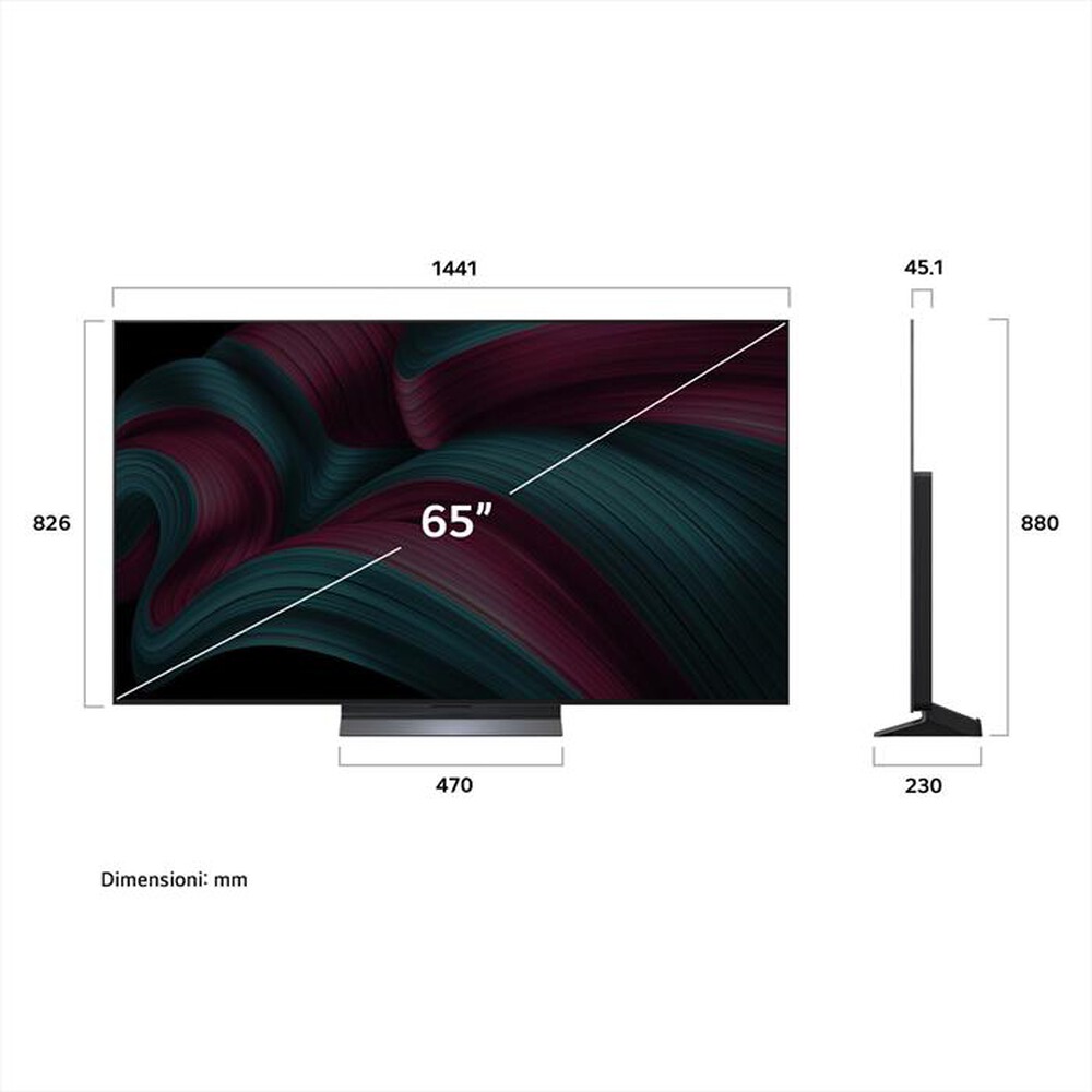 "LG - Smart TV OLED UHD 4K 65\" OLED65C55LA-Black"